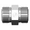 World Wide Fittings Male Flat Face O-Ring to Male Flat Face O-Ring Union Straight 4305X08X06 - alternate 1